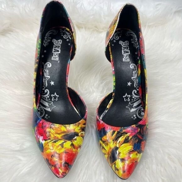 Brash | floral daisy pointy toe pump 6.0,heel 3 1/2“ colorful - Picture 4 of 8